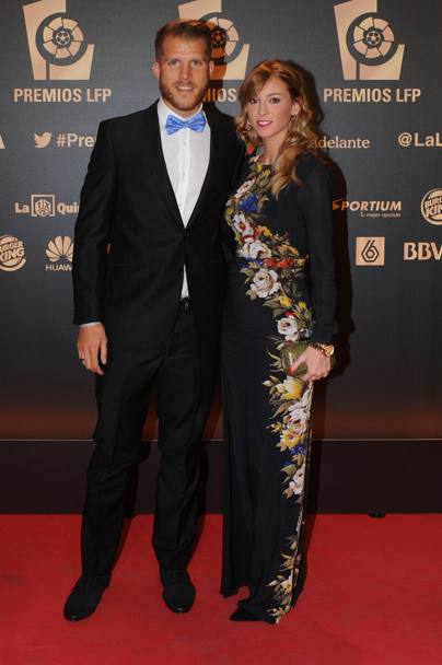 Jorge Morcillo premiato per aver segnato con il Rayo Vallecano il miglior gol della Liga Adelante 2013-2014 (Olycom)